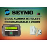 Wireless programmable 4 zone bilge alarm